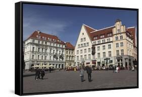 Town Hall Square, Surrounded by Grand, Historic Buildings-Stuart Forster-Framed Stretched Canvas