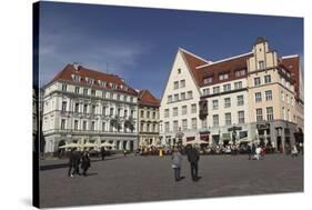 Town Hall Square, Surrounded by Grand, Historic Buildings-Stuart Forster-Stretched Canvas