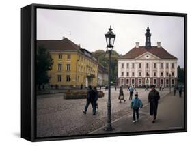 Town Hall Square, Tartu, Estonia, Baltic States-Ken Gillham-Framed Stretched Canvas