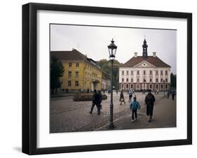 Town Hall Square, Tartu, Estonia, Baltic States-Ken Gillham-Framed Photographic Print