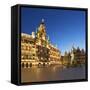 Town Hall (Stadhuis) in Main Market, Antwerp, Flanders, Belgium-Ian Trower-Framed Stretched Canvas