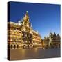 Town Hall (Stadhuis) in Main Market, Antwerp, Flanders, Belgium-Ian Trower-Stretched Canvas