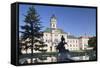 Town Hall, Szeged, Southern Plain, Hungary, Europe-Ian Trower-Framed Stretched Canvas