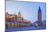 Town Hall Tower and Cloth Hall, Market Square, Krakow, Poland, Europe-Neil Farrin-Mounted Photographic Print