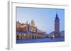 Town Hall Tower and Cloth Hall, Market Square, Krakow, Poland, Europe-Neil Farrin-Framed Photographic Print