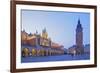 Town Hall Tower and Cloth Hall, Market Square, Krakow, Poland, Europe-Neil Farrin-Framed Photographic Print