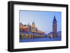 Town Hall Tower and Cloth Hall, Market Square, Krakow, Poland, Europe-Neil Farrin-Framed Photographic Print