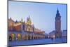 Town Hall Tower and Cloth Hall, Market Square, Krakow, Poland, Europe-Neil Farrin-Mounted Photographic Print