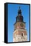 Town Hall Tower on Main Square of Cracow-wjarek-Framed Stretched Canvas