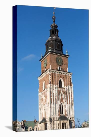 Town Hall Tower on Main Square of Cracow-wjarek-Stretched Canvas