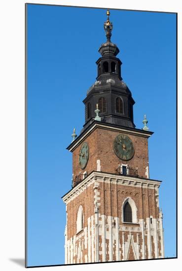 Town Hall Tower on Main Square of Cracow-wjarek-Mounted Photographic Print