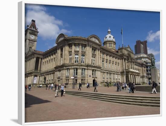 Town Hall, Victoria Square, Birmingham, England, United Kingdom, Europe-Ethel Davies-Framed Photographic Print