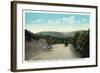 Town Hill Mountain, Maryland - National Road Between Cumberland and Hagerstown-Lantern Press-Framed Art Print