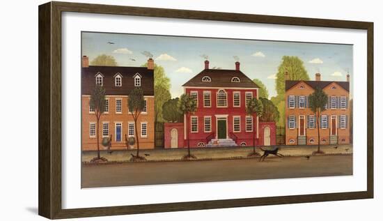 Town Houses I-Diane Ulmer Pedersen-Framed Art Print