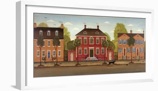 Town Houses I-Diane Ulmer Pedersen-Framed Art Print