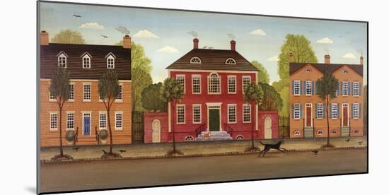 Town Houses I-Diane Ulmer Pedersen-Mounted Art Print