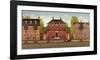 Town Houses I-Diane Ulmer Pedersen-Framed Art Print