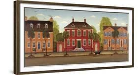 Town Houses I-Diane Ulmer Pedersen-Framed Giclee Print