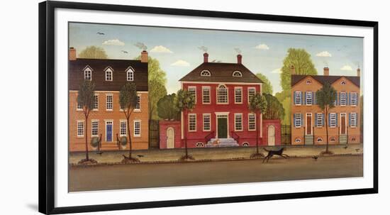 Town Houses I-Diane Ulmer Pedersen-Framed Giclee Print