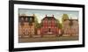 Town Houses I-Diane Ulmer Pedersen-Framed Giclee Print