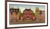 Town Houses I-Diane Ulmer Pedersen-Framed Giclee Print