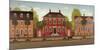 Town Houses I-Diane Ulmer Pedersen-Mounted Giclee Print