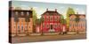 Town Houses I-Diane Ulmer Pedersen-Stretched Canvas