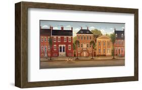 Town Houses II-Diane Ulmer Pedersen-Framed Art Print