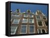 Town Houses of Amsterdam, Holland, the Netherlands-Gary Cook-Framed Stretched Canvas