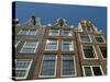 Town Houses of Amsterdam, Holland, the Netherlands-Gary Cook-Stretched Canvas