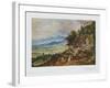 Town in a Valley-Joss Momper-Framed Collectable Print