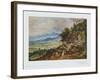 Town in a Valley-Joss Momper-Framed Collectable Print