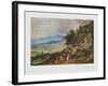 Town in a Valley-Joss Momper-Framed Collectable Print