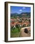 Town in the Pays Basque, Pyrenees Atlantiques, Aquitaine, France-David Hughes-Framed Photographic Print