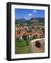 Town in the Pays Basque, Pyrenees Atlantiques, Aquitaine, France-David Hughes-Framed Photographic Print