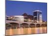 Town Lake and Mill Avenue Bridge, Tempe, Greater Phoenix Area, Arizona-Richard Cummins-Mounted Photographic Print