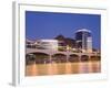 Town Lake and Mill Avenue Bridge, Tempe, Greater Phoenix Area, Arizona-Richard Cummins-Framed Photographic Print