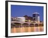 Town Lake and Mill Avenue Bridge, Tempe, Greater Phoenix Area, Arizona-Richard Cummins-Framed Photographic Print