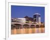 Town Lake and Mill Avenue Bridge, Tempe, Greater Phoenix Area, Arizona-Richard Cummins-Framed Photographic Print