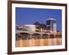 Town Lake and Mill Avenue Bridge, Tempe, Greater Phoenix Area, Arizona-Richard Cummins-Framed Photographic Print