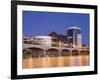 Town Lake and Mill Avenue Bridge, Tempe, Greater Phoenix Area, Arizona-Richard Cummins-Framed Photographic Print