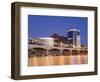 Town Lake and Mill Avenue Bridge, Tempe, Greater Phoenix Area, Arizona-Richard Cummins-Framed Photographic Print