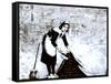 Town Maid Sweep at Hoxton-null-Framed Stretched Canvas