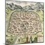 Town Map of Damascus, Syria, 1620-null-Mounted Giclee Print