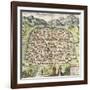 Town Map of Damascus, Syria, 1620-null-Framed Giclee Print