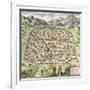 Town Map of Damascus, Syria, 1620-null-Framed Giclee Print