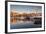 Town Marina at Sunset, Propriano, Corsica, France-Walter Bibikow-Framed Photographic Print