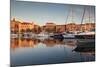 Town Marina at Sunset, Propriano, Corsica, France-Walter Bibikow-Mounted Photographic Print