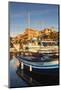 Town Marina at Sunset, Propriano, Corsica, France-Walter Bibikow-Mounted Photographic Print