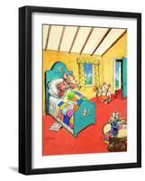 Town Mouse and Country Mouse-Mendoza-Framed Giclee Print